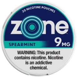 zone Spearmint 9mg nicotine pouches can