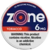 zone Tobacco 6mg nicotine pouches can