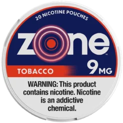 zone Tobacco 9mg nicotine pouches can