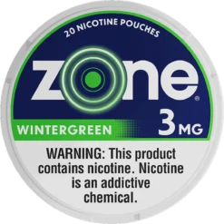 zone Wintergreen 3mg nicotine pouches can