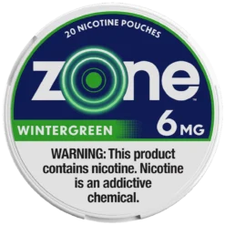 zone Wintergreen 6mg nicotine pouches can