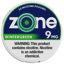 zone Wintergreen 9mg nicotine pouches can