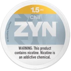 ZYN Chill 1.5mg nicotine pouches can