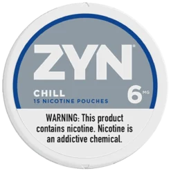 ZYN Chill 6mg nicotine pouches can