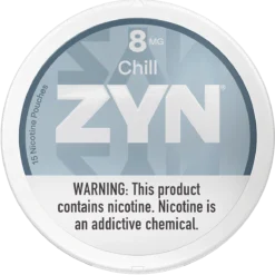 ZYN Chill 8mg nicotine pouches can
