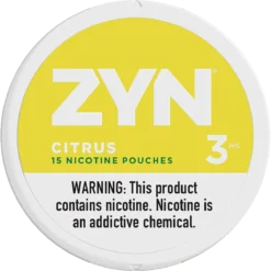 ZYN Citrus 3mg nicotine pouches can