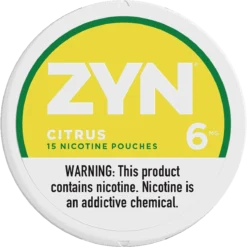 ZYN Citrus 6mg nicotine pouches can