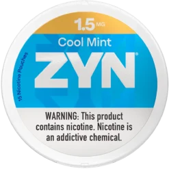 ZYN Cool Mint 1.5mg nicotine pouches can