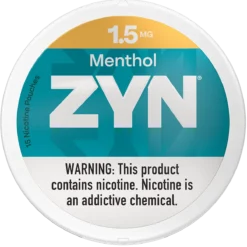 ZYN Menthol 1.5mg nicotine pouches can