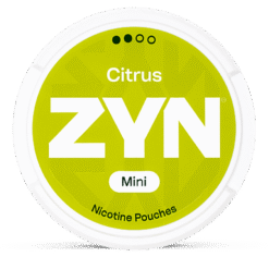 ZYN Mini Citrus 3mg nicotine pouches can