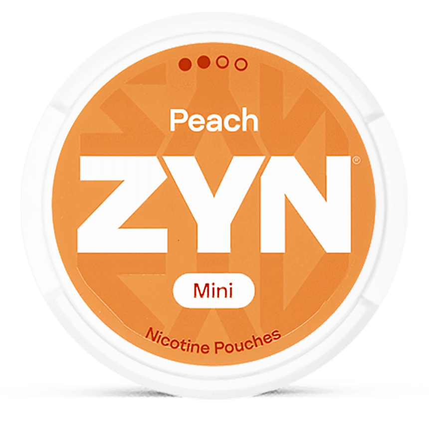 ZYN Mini Peach 3mg nicotine pouches can