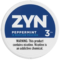 ZYN Peppermint 3mg nicotine pouches can