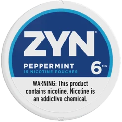 ZYN Peppermint 6mg nicotine pouches can