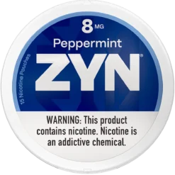 ZYN Peppermint 8mg nicotine pouches can