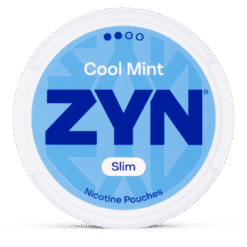 ZYN Slim Cool Mint Regular 6mg nicotine pouches can