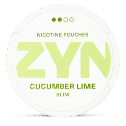 ZYN Slim Cucumber Lime Regular 6.3mg nicotine pouches can