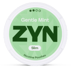 ZYN Slim Gentle Mint Regular 6mg nicotine pouches can