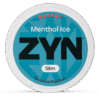 ZYN Slim Menthol Ice Super Strong 13.5mg nicotine pouches can