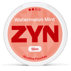 ZYN Slim Watermelon Mint Regular 6mg nicotine pouches can