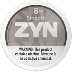 ZYN Smooth 8mg nicotine pouches can