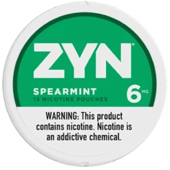 ZYN Spearmint 6mg nicotine pouches can