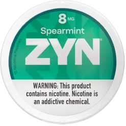 ZYN Spearmint 8mg nicotine pouches can