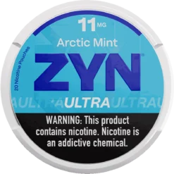 ZYN Ultra Arctic Mint 11mg nicotine pouches can
