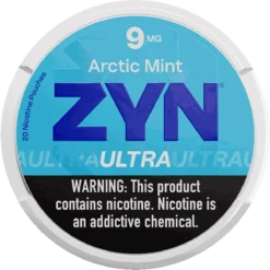 ZYN Ultra Arctic Mint 9mg nicotine pouches can