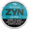 ZYN Ultra Menthol Ice 11mg nicotine pouches can