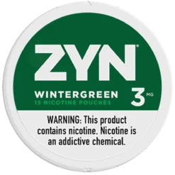 ZYN Wintergreen 3mg nicotine pouches can
